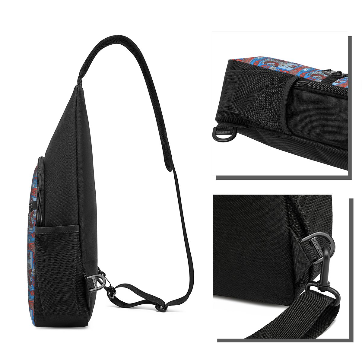Мужская нагрудная сумка Gratef – обзор и цена Sling Backpack Shoulder
